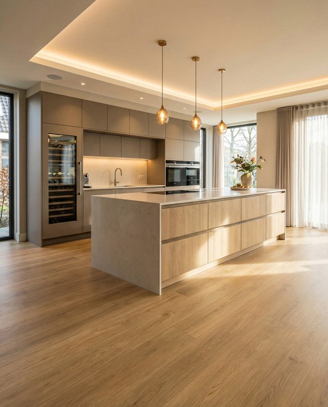 Keuken met kookeiland